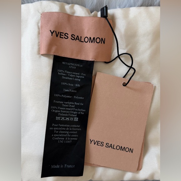 Yves Salomon Scarf, fur collar new - Picture 4 of 6